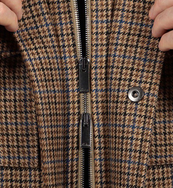 TOMORROWLAND BUYING WEAR「Sealup ウール ガンクラブチェック M65 ブルゾン」|ブルゾン・スタジャン|