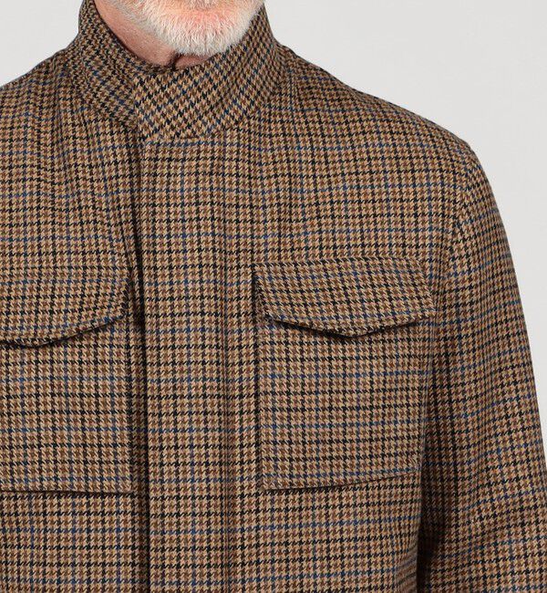 TOMORROWLAND BUYING WEAR「Sealup ウール ガンクラブチェック M65 ブルゾン」|ブルゾン・スタジャン|