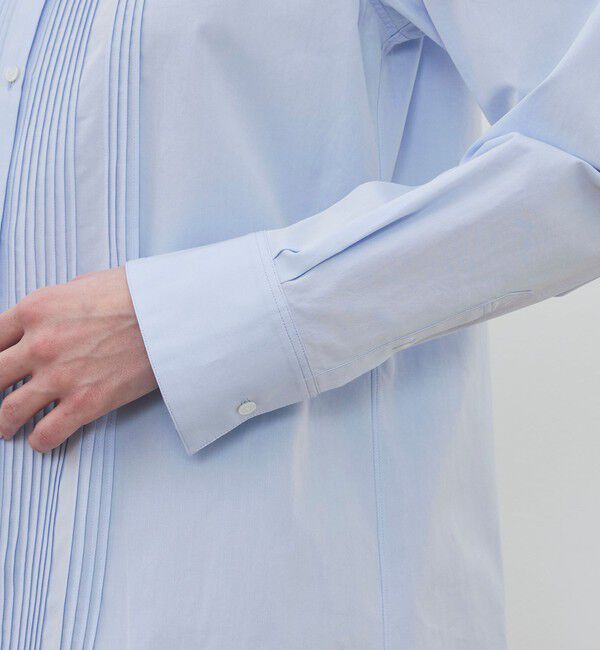 DES PRES「コンパクトコットン ピンタックドレスシャツ」|シャツ・ブラウス|