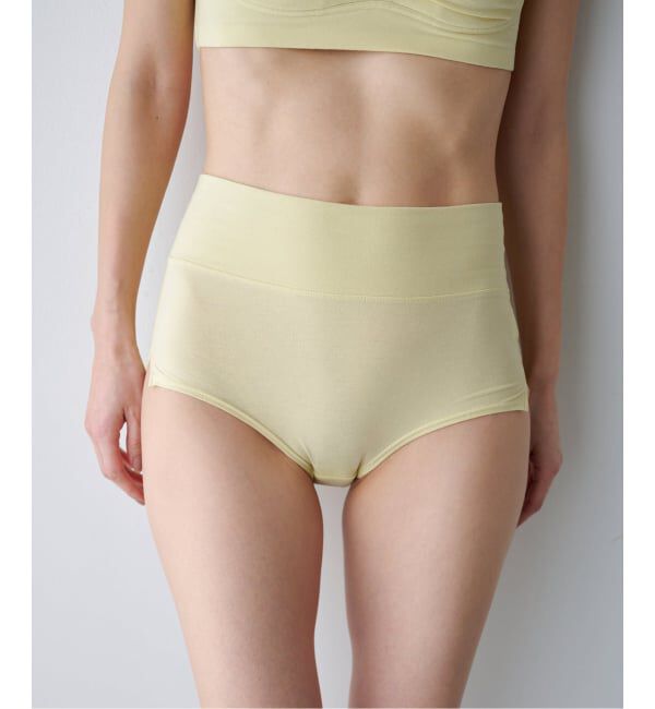 EMILYWEEK「【NEUTRAL】オーガニックコットン混カバレッジショーツ（イエロー）」|インナー|