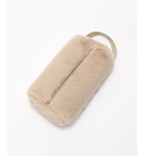 journal standard Furniture「TISSUE BOX CASE FUR　フェイクファー ティッシュボックス」|ダストボックス|