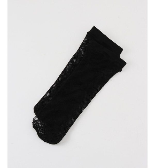 Plage「MARCOMONDE/マルコモンド FISH NET ソックス」|ソックス|ブラック
