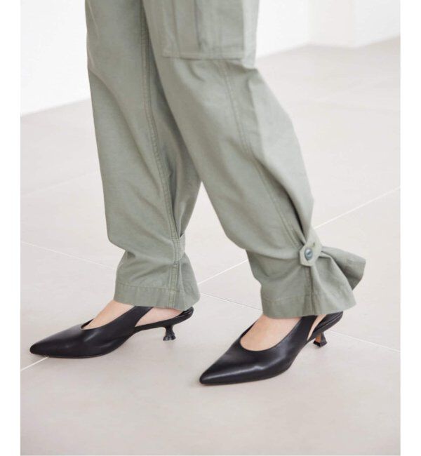 SLOBE IENA「《追加》SLOBE バッグスリングパンプス」|パンプス|