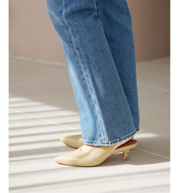 SLOBE IENA「《追加》SLOBE バッグスリングパンプス」|パンプス|