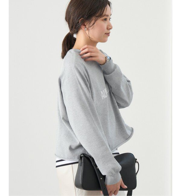 IENA「LEVITAコットン ロゴニット」|ニット・セーター|