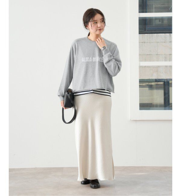 IENA「LEVITAコットン ロゴニット」|ニット・セーター|