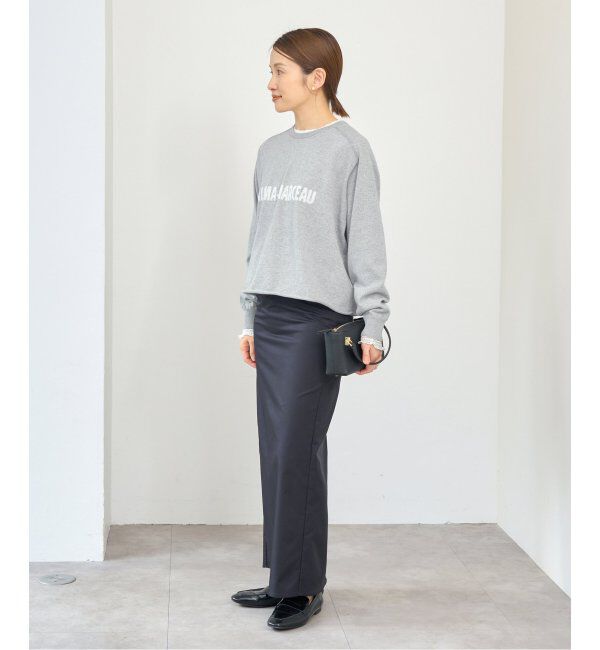 IENA「LEVITAコットン ロゴニット」|ニット・セーター|