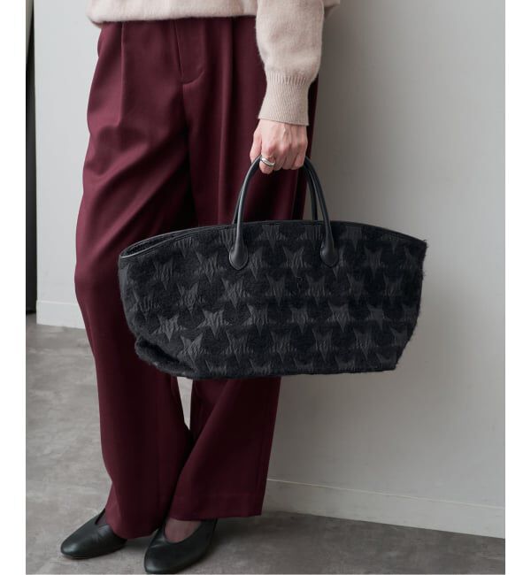 VERMEIL par iena「SHIME シィメ 別注STARジャガード MARCHE トートバッグ」|トートバッグ|