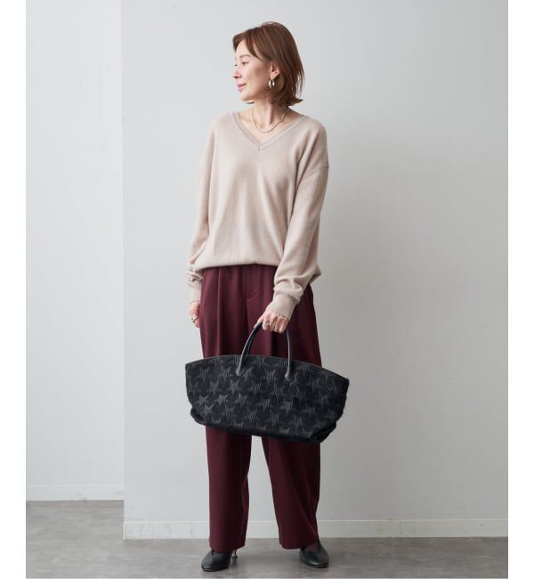 VERMEIL par iena「SHIME シィメ 別注STARジャガード MARCHE トートバッグ」|トートバッグ|