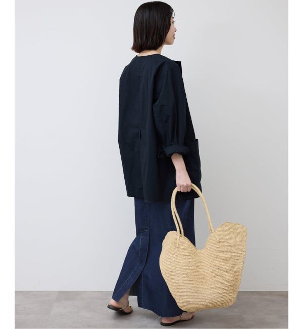 SLOBE IENA「LEDENIM ナローフレアデニムジャンパースカート」|ワンピース|