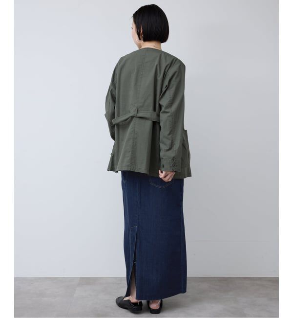 SLOBE IENA「LEDENIM ナローフレアデニムジャンパースカート」|ワンピース|