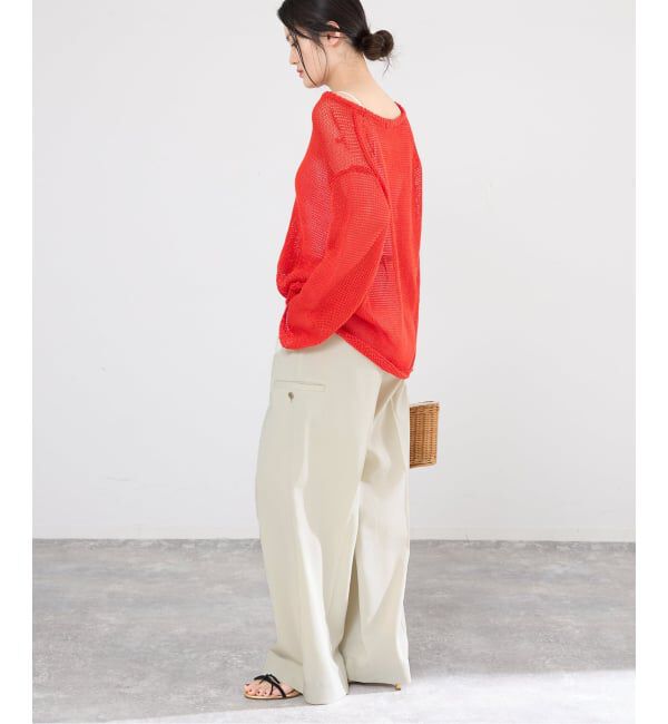 IENA「ハイツイストツイルスラックス」|スラックス|