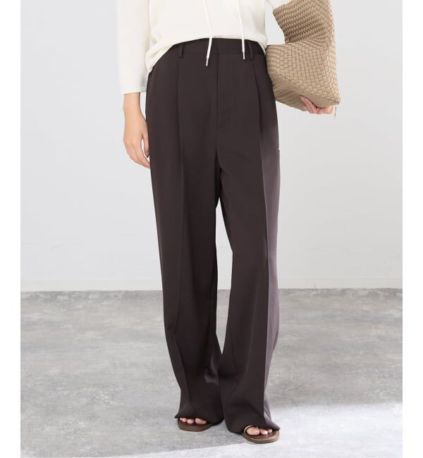 IENA「ハイツイストツイルスラックス」|スラックス|