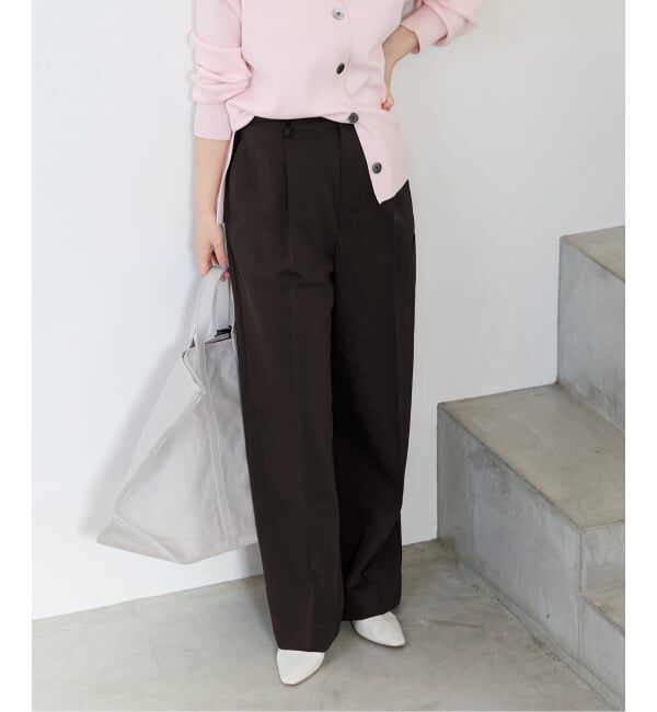 IENA「ハイツイストツイルスラックス」|スラックス|