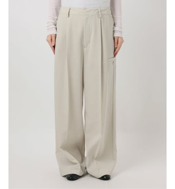 IENA「ハイツイストツイルスラックス」|スラックス|