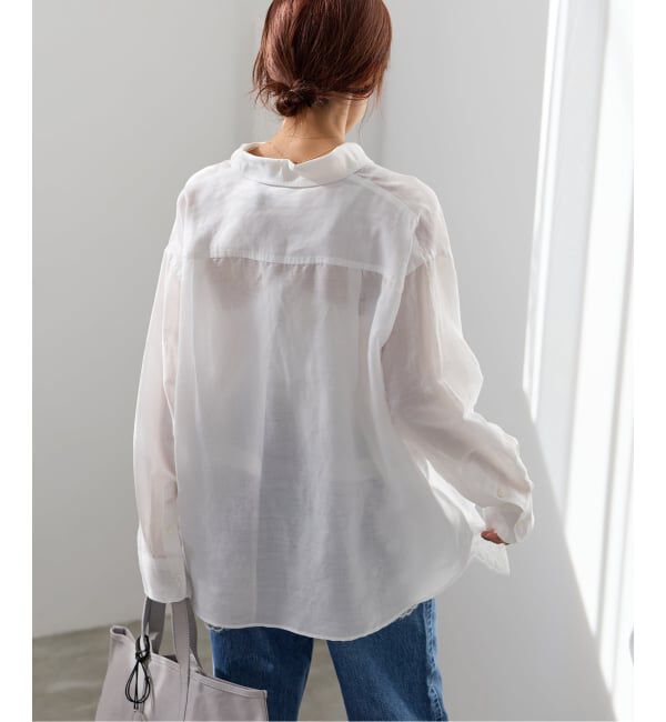 IENA「ラミーリヨセル2wayシャツ」|シャツ・ブラウス|
