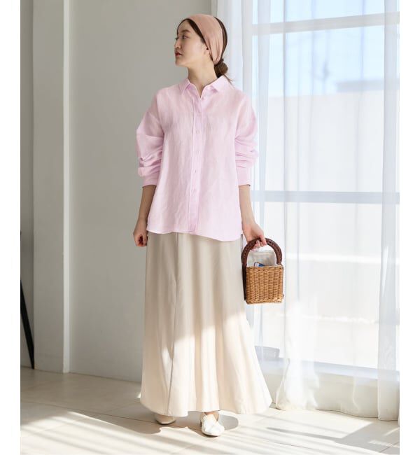 IENA「ラミーリヨセル2wayシャツ」|シャツ・ブラウス|