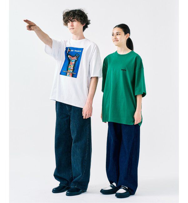 417 EDIFICE「SAVIGNAC サヴィニャック別注 French Company プリントTシャツ 1」|Tシャツ・カットソー|