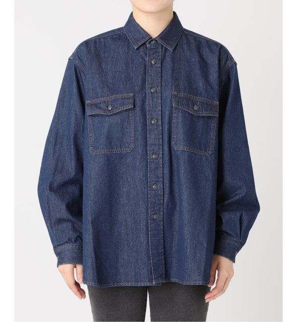 JOURNAL STANDARD relume「《追加4》9oz C/Rデニムワークシャツ」|シャツ・ブラウス|
