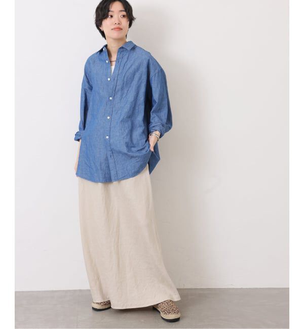 journal standard luxe「フレンチリネンツイルスカート」|スカート|