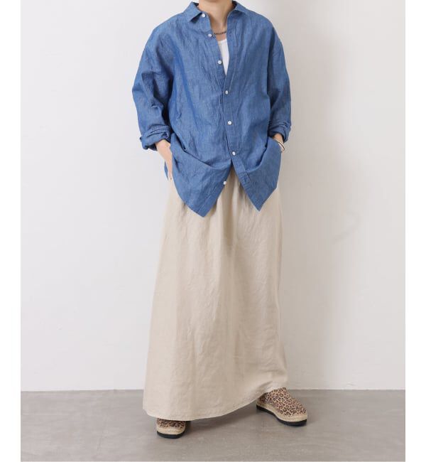 journal standard luxe「フレンチリネンツイルスカート」|スカート|