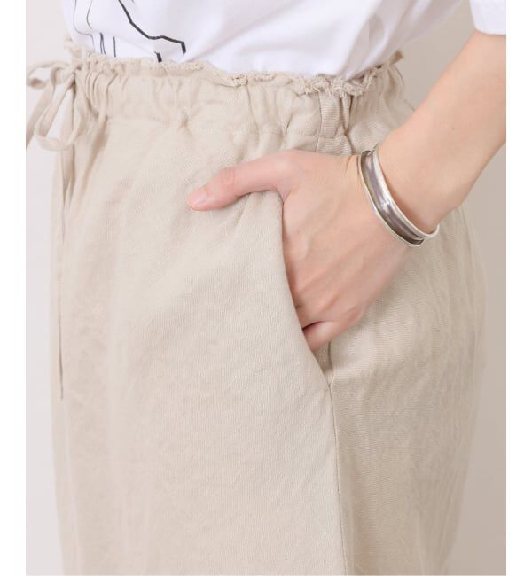 journal standard luxe「フレンチリネンツイルスカート」|スカート|
