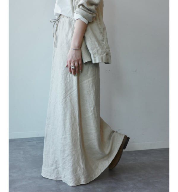 journal standard luxe「フレンチリネンツイルスカート」|スカート|