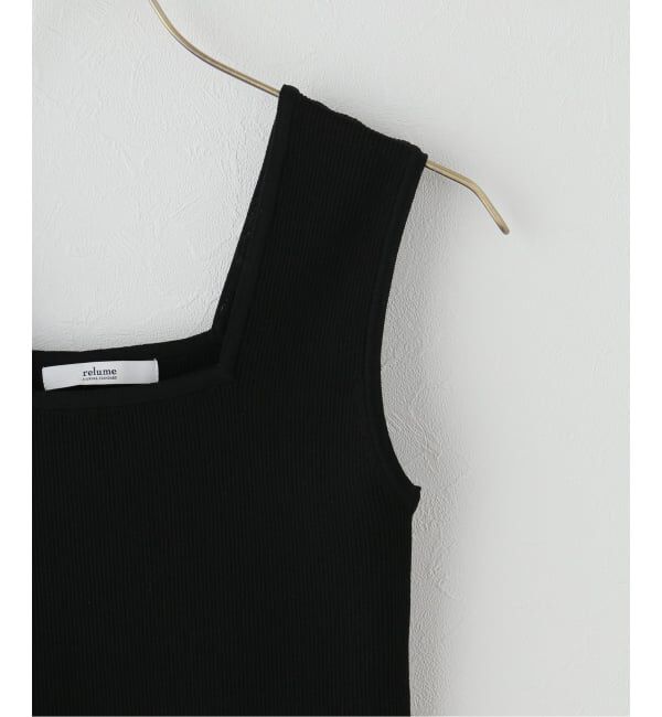 JOURNAL STANDARD relume「ハイツイストスクエアネックリブタンクトップ」|タンクトップ|