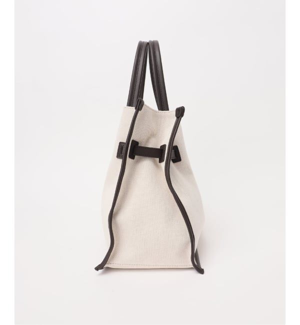 Spick and Span「VIOLAd&rsquo;ORO / ヴィオラドーロ キャンバス*レザートートバッグL*」|トートバッグ|