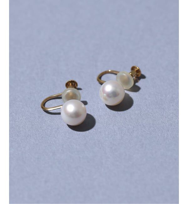 Lilas by Spick&Span「《WEB限定》アコヤパール7mmイヤリング K10（両耳）」|イヤリング|