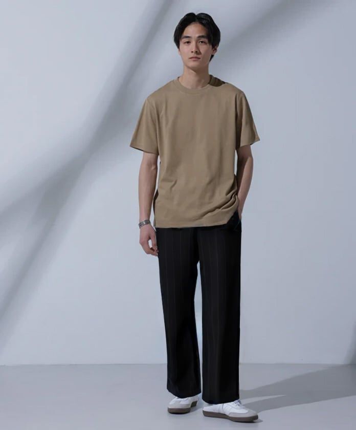 nano･universe「Anti Soaked(R)汗染み防止 クルーネックTシャツ」|Tシャツ・カットソー|