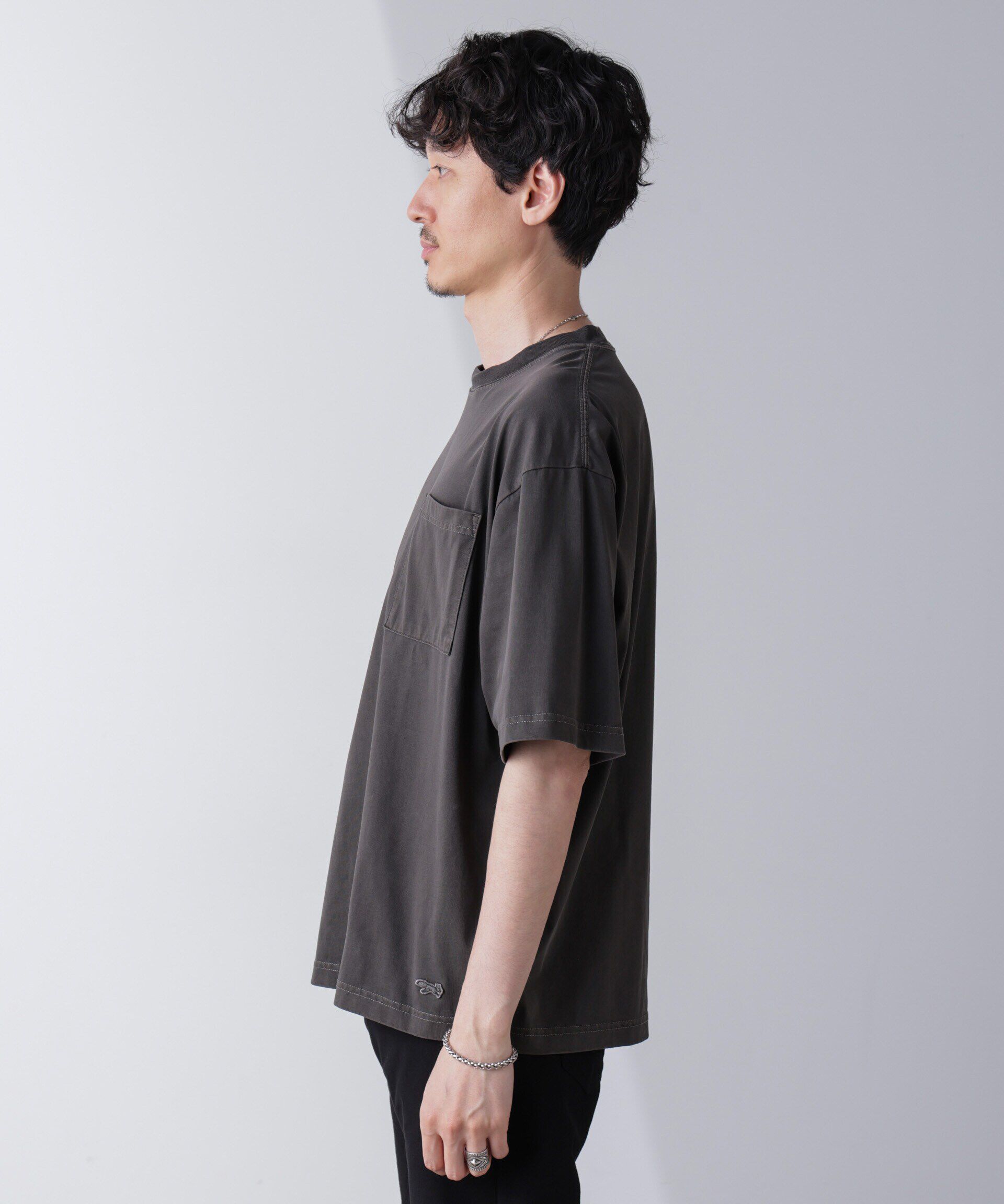 nano･universe「「PENNEYS」別注ピグメントTシャツ 半袖」|Tシャツ・カットソー|