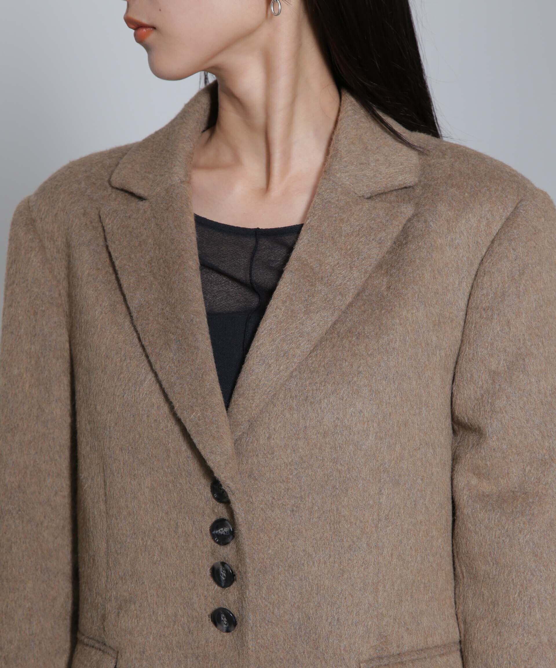 nano･universe「シャギージャケット」|テーラードジャケット|