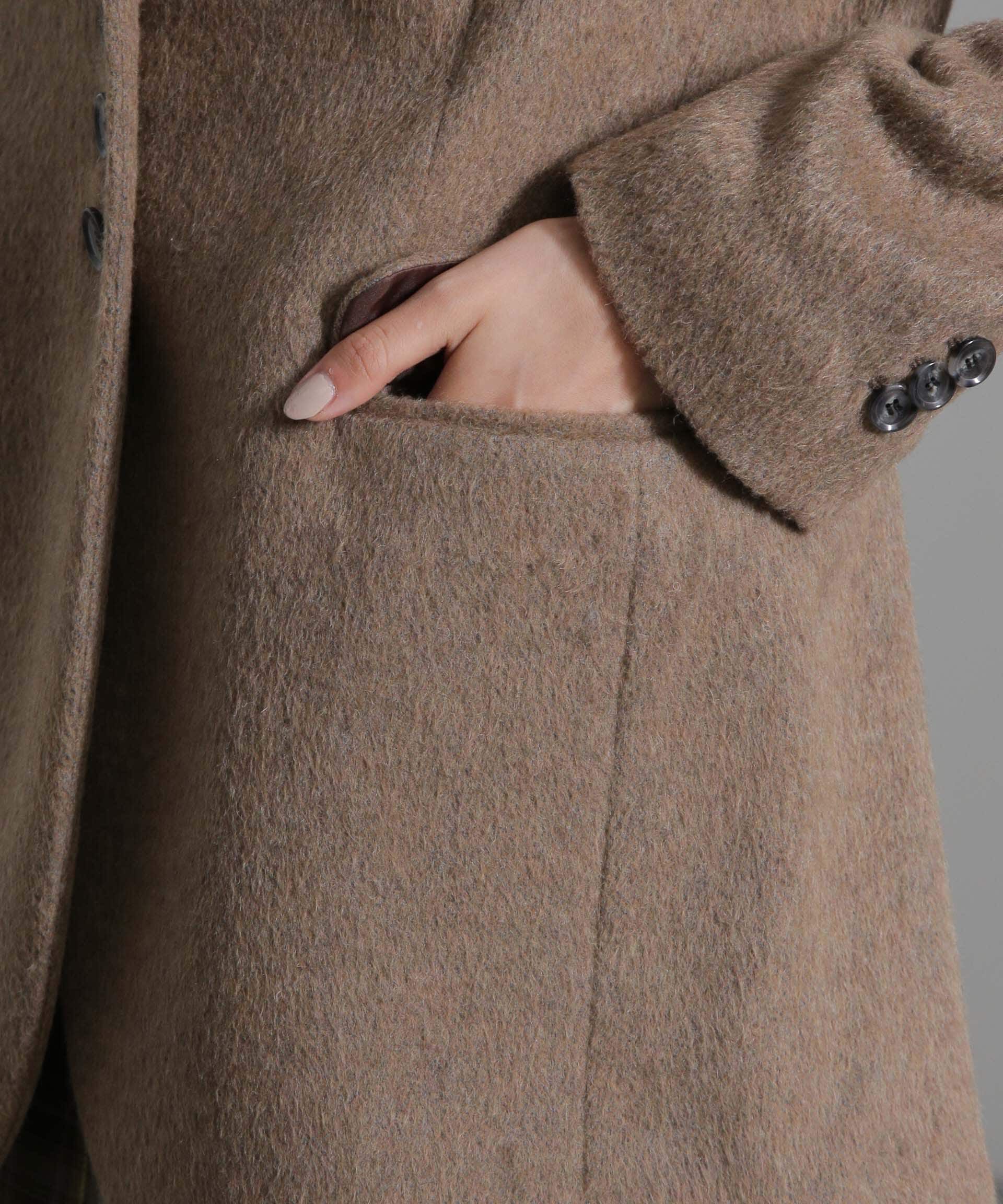 nano･universe「シャギージャケット」|テーラードジャケット|