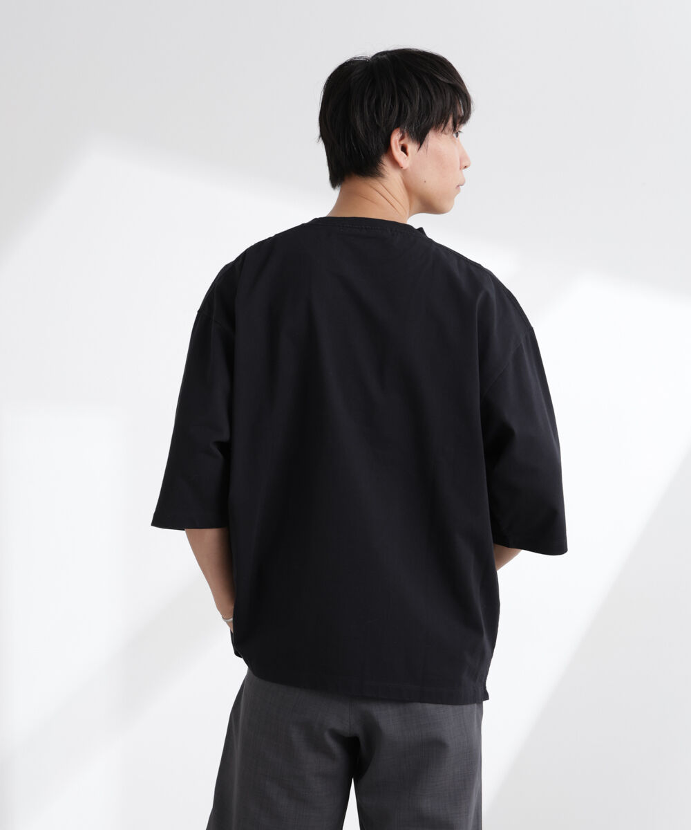 nano･universe「ルーズフィットワイドスリーブTシャツ 7分袖」|Tシャツ・カットソー|