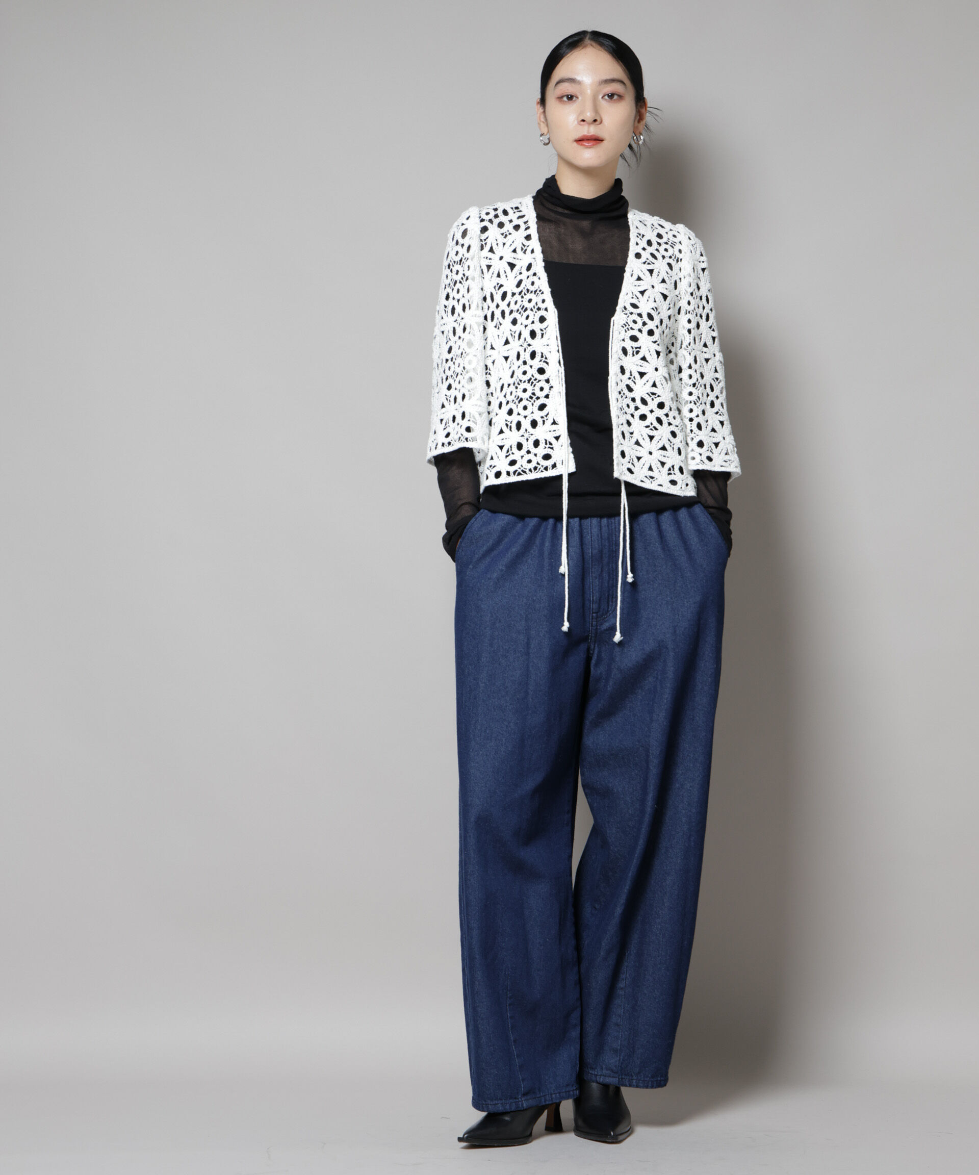 nano･universe「コットンコードレースジャケット」|テーラードジャケット|