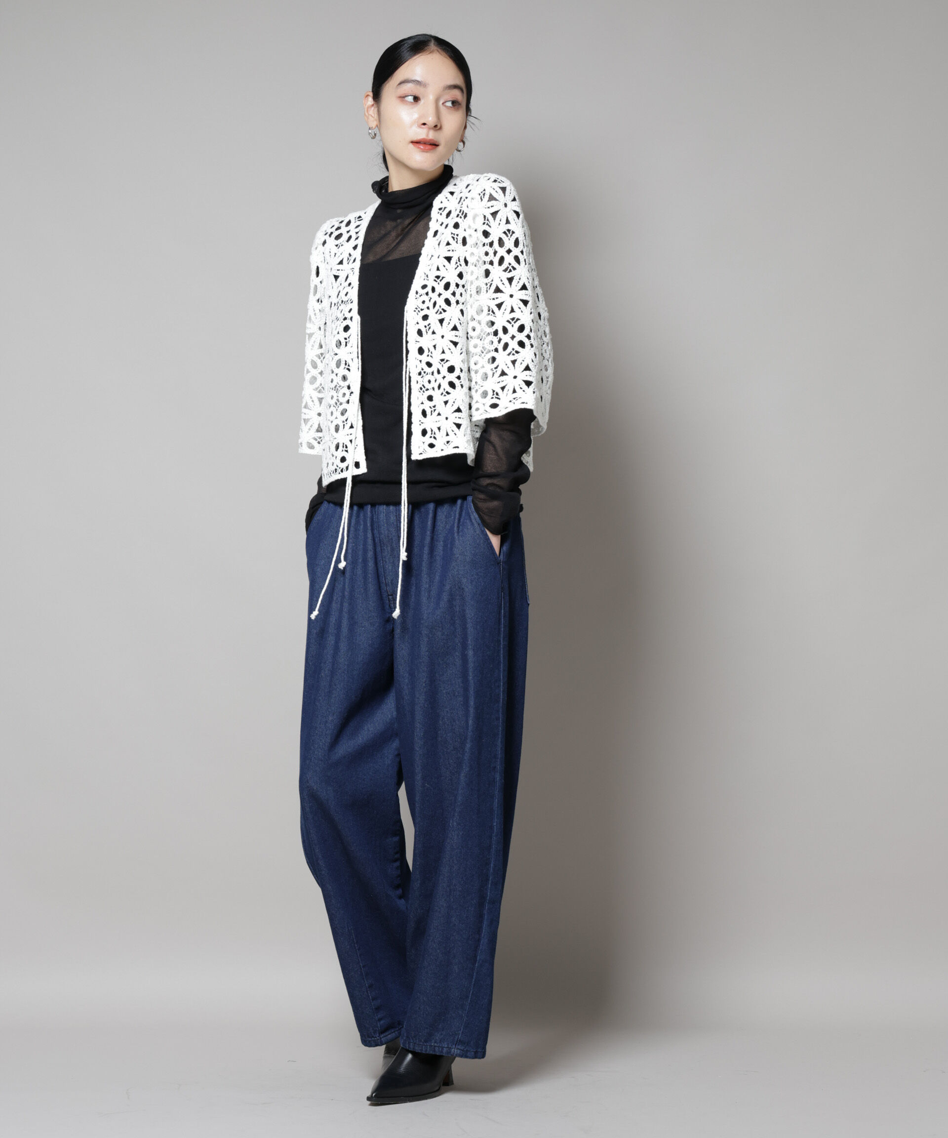 nano･universe「コットンコードレースジャケット」|テーラードジャケット|