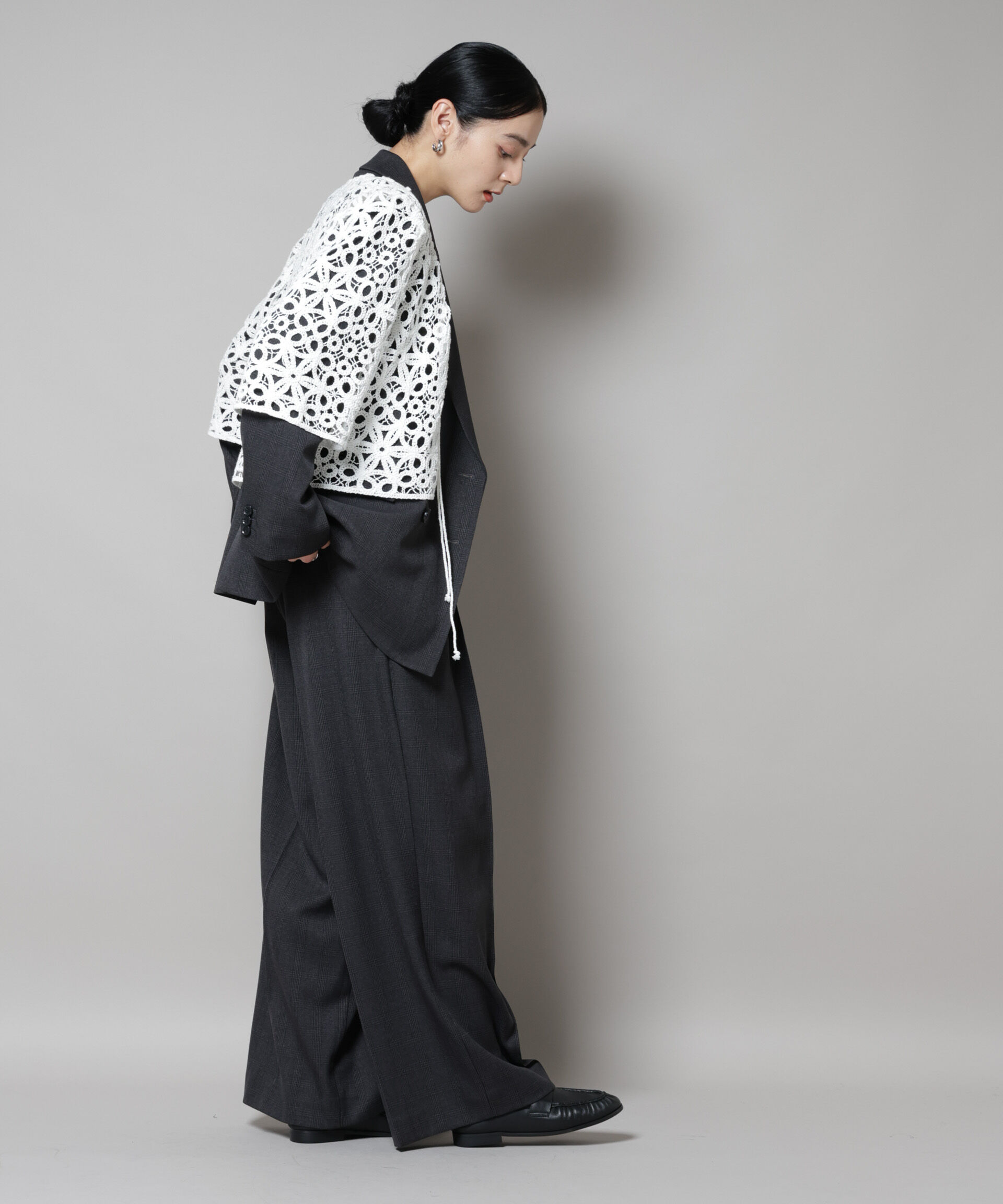 nano･universe「コットンコードレースジャケット」|テーラードジャケット|