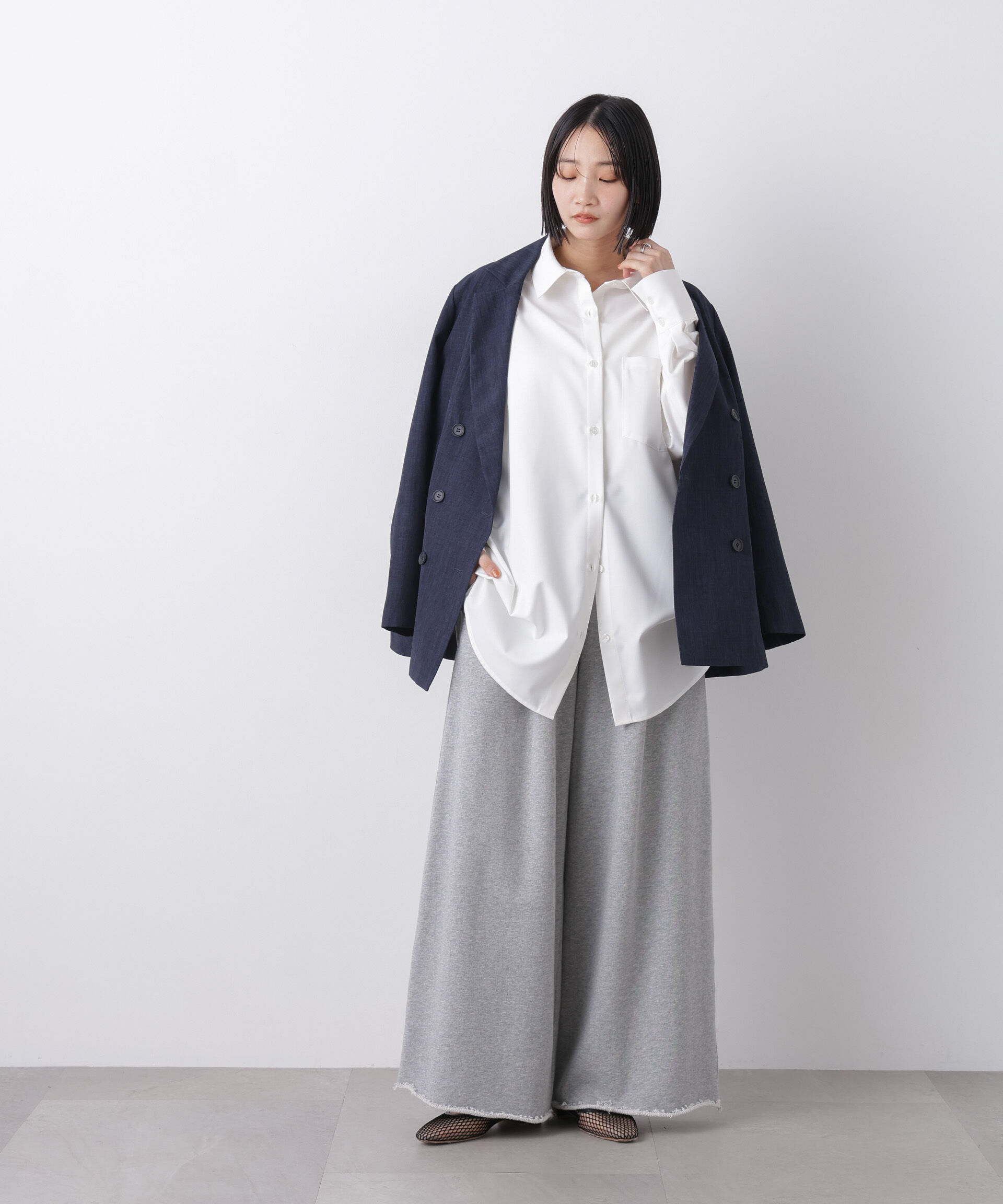 nano･universe「マシンウォッシャブルイージーケア　オーバーシャツ」|シャツ・ブラウス|