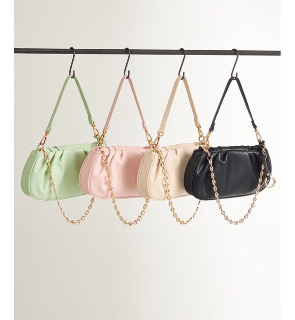 組曲「ギャザーミニポーチ バッグ」|ショルダー・メッセンジャー|