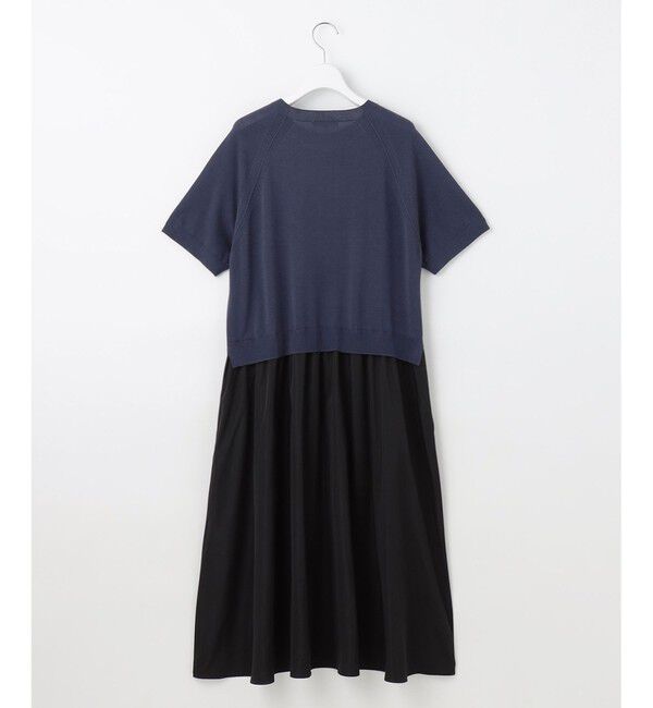 自由区「【洗える】タフタコンビ半袖 ワンピース」|ワンピース|