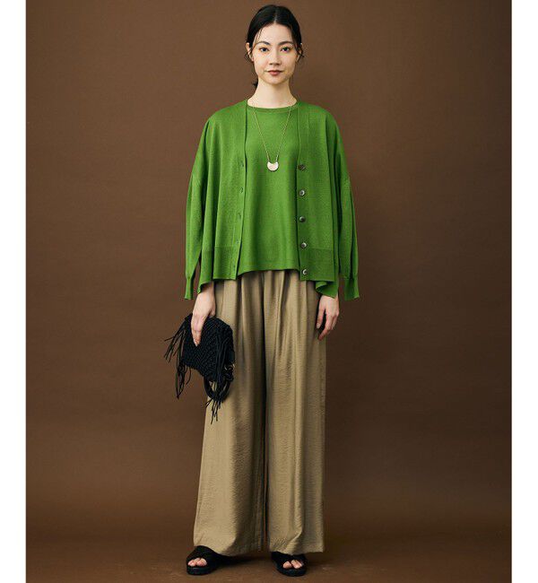 自由区「【SHIHOさん着用・2WAY仕様・ポーチ付き】クロッシェフリンジ バッグ」|ショルダー・メッセンジャー|