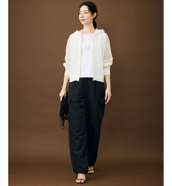 自由区「【SHIHOさん着用・2WAY仕様・ポーチ付き】クロッシェフリンジ バッグ」|ショルダー・メッセンジャー|