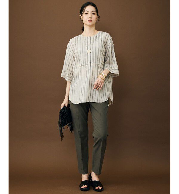 自由区「【SHIHOさん着用・2WAY仕様・ポーチ付き】クロッシェフリンジ バッグ」|ショルダー・メッセンジャー|