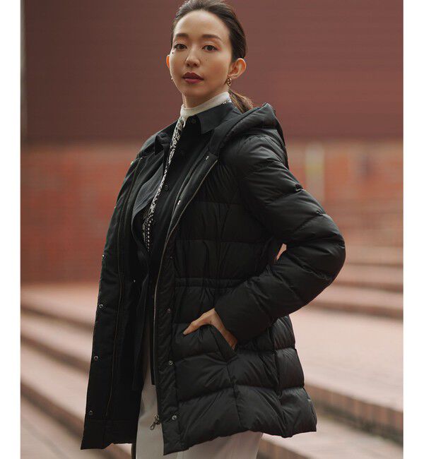 23区「【VERY掲載/新色追加】シレータフタ ミドル丈 ダウンコート」|ダウン|