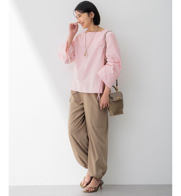 23区「【Oggi4月号掲載/洗える】CANCLINI デザインスリーブ ブラウス」|シャツ・ブラウス|