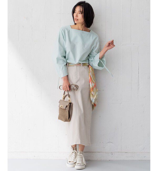 23区「【Oggi4月号掲載/洗える】CANCLINI デザインスリーブ ブラウス」|シャツ・ブラウス|