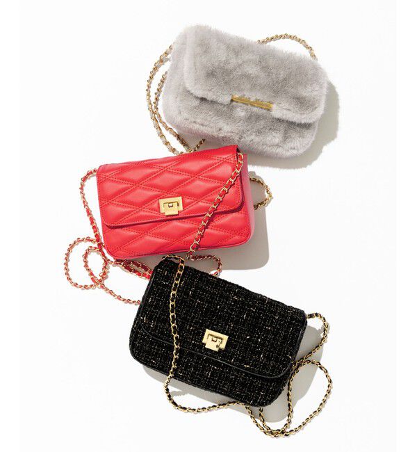 23区「フェイクファー ショルダーバッグ」|ショルダー・メッセンジャー|