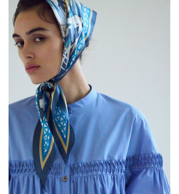 23区「【洗える】コンパクトライトクロス ピンタック ワンピース」|ワンピース|