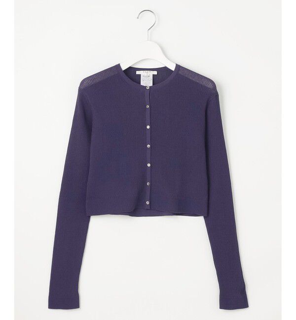 23区「【SLOW/一部店舗限定】シアーサマー リブ カーディガン」|カーディガン|